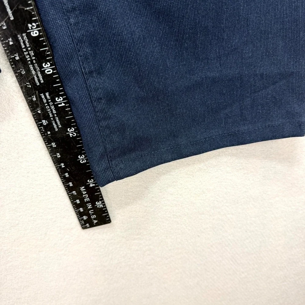 Izod Advantage Performance‎ Ankle Pants Mens 39x34* Blue Stretch Straight Fit